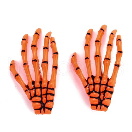 Halloween Skeleton Hands Bone Hair Clips PHAR-H063-A04-1