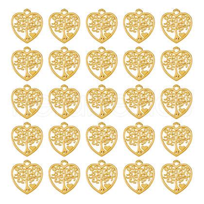DICOSMETIC 80Pcs Alloy Pendants FIND-DC0006-10G-1