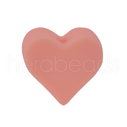 Heart Food Grade Silicone Beads PW-WG48962-13-1