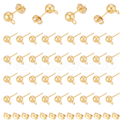 Unicraftale 304 Stainless Steel Stud Earring Findings STAS-UN0007-86G-1