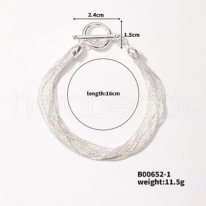 Japanese Style Cute Luxury Brass Geometric Bracelets XR0354-1