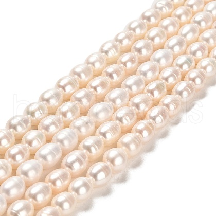 Natural Cultured Freshwater Pearl Beads Strands PEAR-E016-196-1