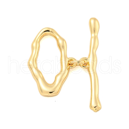 Brass Toggle Clasps KK-A223-15G-1