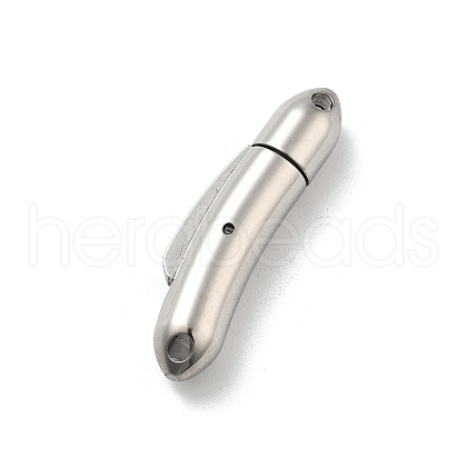 304 Stainless Steel Bayaonet Clasps STAS-V008-26P-1