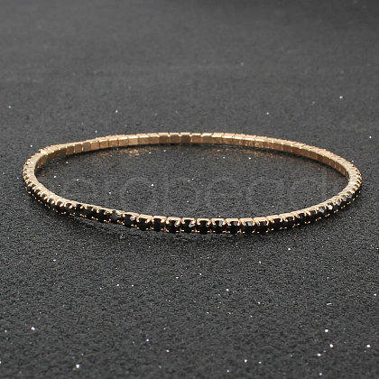 Alloy Rhinestone Cup Chain Bracelets for Women WG1E62A-05-1