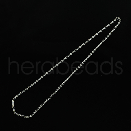 304 Stainless Steel Cable Chains Necklaces STAS-S029-03-1