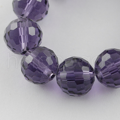 Transparent Glass Bead Strands GLAA-R095-12mm-10-1
