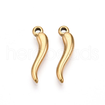 304 Stainless Steel Pendants STAS-N109-16G-1