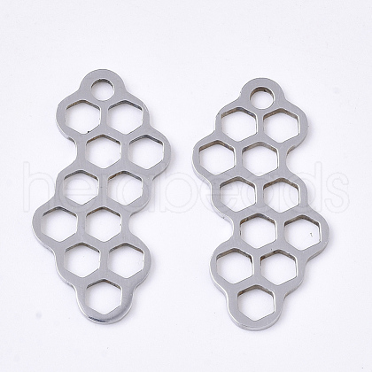 201 Stainless Steel Filigree Joiners STAS-N091-29P-1