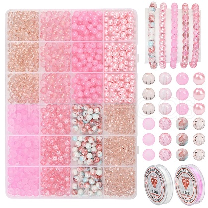 DIY Stretch Bracelet Jewelry Kits DIY-YW0011-87-1
