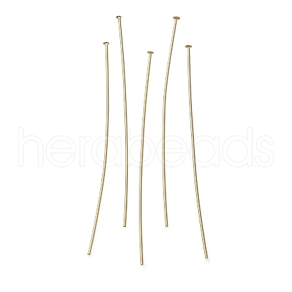 Brass Flat Head Pins KK-H502-01I-G-1