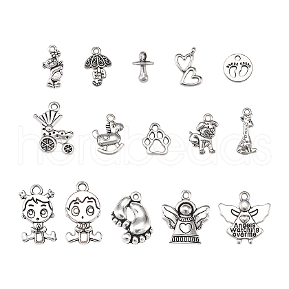 Tibetan Style Alloy Pendants TIBEP-TA0002-32AS-1