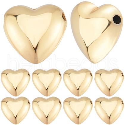 Beebeecraft 8Pcs Rack Plating Brass Beads KK-BBC0012-03-1