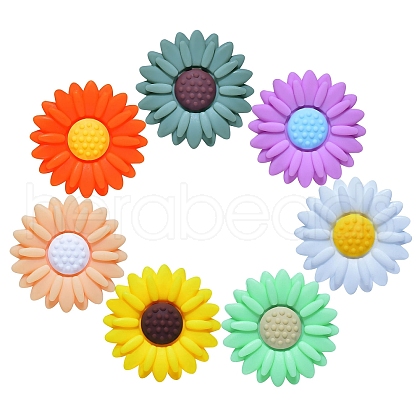 Food Grade Eco-Friendly Silicone Focal Beads FIND-PW0005-04-1