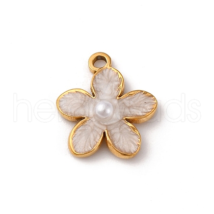 304 Stainless Steel Enamel Charms STAS-D361-01G-01-1