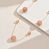 Geometric Acrylic Teardrop Cube & Iron Link Chain Long Necklaces for Women GF3300-2-3