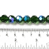 Electroplate Transparent Glass Beads Strands EGLA-A035-T10mm-L10-4
