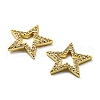 Rack Plating Brass Cubic Zirconia Charms KK-D026-23G-3