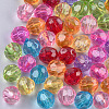 Transparent Acrylic Beads X-TACR-T004-06-1