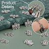   80Pcs Tibetan Style Zinc Alloy Chandelier Components Links FIND-PH0023-04AS-4