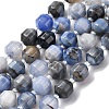 Natural Blue Agate Beads Strands G-P570-F01-01-2