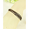 Cowhide Leather Cord Bracelets BJEW-JB00896-08-3