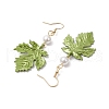 Painting Alloy Dangle Earrings EJEW-JE05740-5