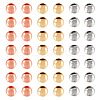  60Pcs 3 Colors Brass Beads KK-TA0001-59-1