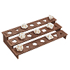BENECREAT 1 Set 3-Tier Wooden Dice Organizer Display Riser Racks ODIS-BC0001-15-1