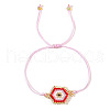 Hexagon Eye Beaded Bracelet Unisex Fashion Jewelry from Europe and America OL1496-1-1