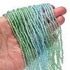 Transparent Painted Glass Beads Strands DGLA-A034-T1mm-A16-2