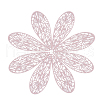 430 Stainless Steel Filigree Pendants STAS-S108-11D-1