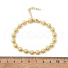 Rack Plating Brass Ball Chain Bracelets for Women BJEW-G676-01C-G-5