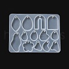 DIY Irregular Shape Pendants Silicone Molds X-DIY-A038-02A-4
