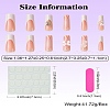 ABS Plastic Full Cover Press On False Nails DIY-CJC0006-13-8