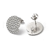 Non-Tarnish 304 Stainless Stud Earring Findings STAS-M314-01E-P-2