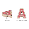Alloy Enamel Slide Charms ENAM-CJ0001-25-2