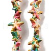 Synthetic Turquoise Dyed Beads Strands G-P507-04J-1
