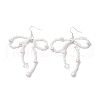 Mother's Day Jewellery Natural Cultured Freshwater Pearl & Glass Beads Dangle Earring EJEW-TA00500-1