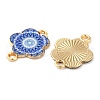 Printed Alloy Enamel Connector Charms ENAM-N056-200A-1