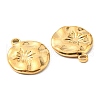 PVD Vacuum Plating 304 Stainless Steel Pendants STAS-F287-30G-3