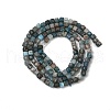 Natural Blue Apatite Beads Strands G-RM2025-D47-3x3mm-3