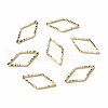 Brass Linking Rings KK-F831-015A-G-RS-1