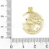 Brass Micro Pave Cubic Zirconia Pendants KK-D317-133G-3