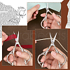 Bird Shaped Stainless Steel Scissors TOOL-WH20001-08P-4
