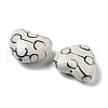 Handmade Porcelain Ceramic Beads PORC-U003-01-2