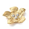316 Stainless Steel Rhinestone Pendants STAS-K258-39F-G-2