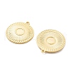 Brass Pendant Cabochon Settings KK-B134-24G-2