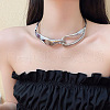 Exaggerated Style Alloy Knot Choker Necklaces FS-WG05827-02-3