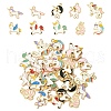 30Pcs 10 Styles Alloy Enamel Pendants ENAM-YW0004-11-1